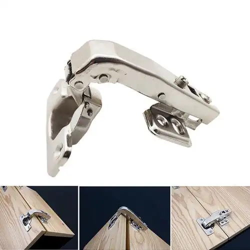 反向铰链180度飞机合页90度直角折叠平开门液压阻尼转角柜门 180度平