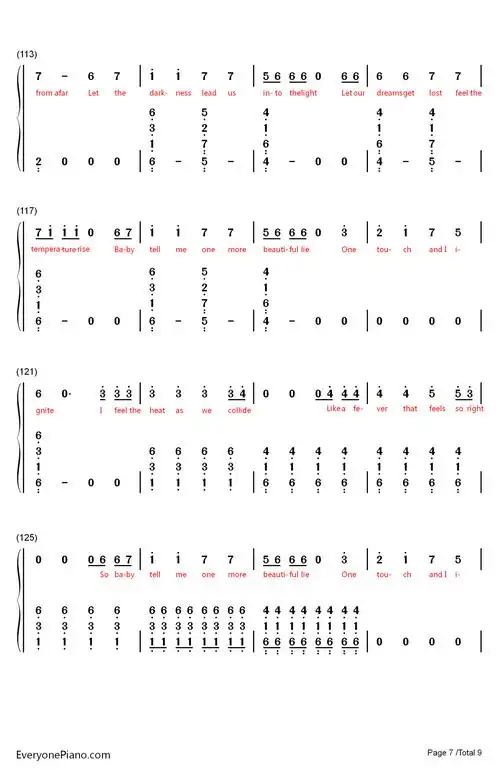 简谱歌词julie bergan:firefliesa million little piecesfeeds the