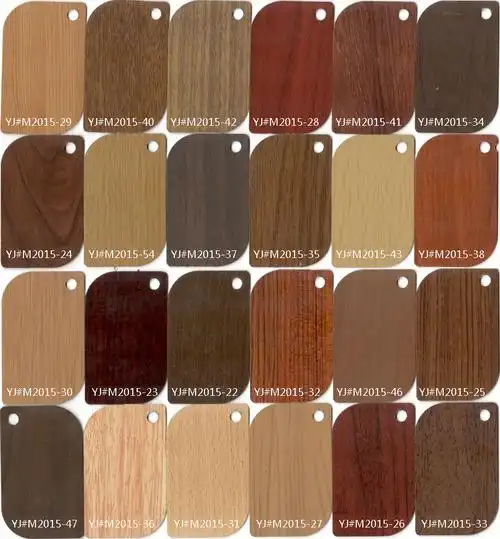 仿木椅木纹烤漆色卡