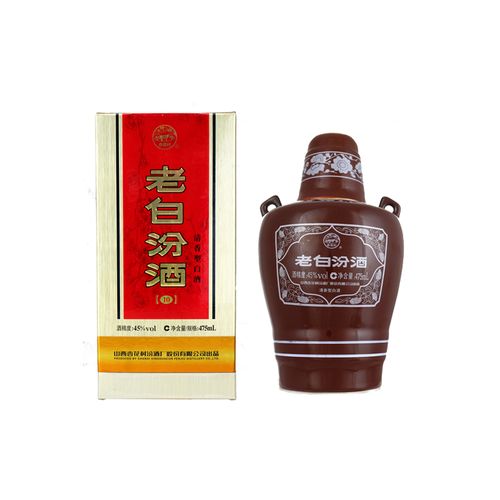 老白45度山西杏花村汾酒10年清香香型白酒防伪国产白酒