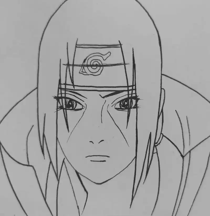 火影忍者 #五公子手绘 #手绘 #画画 #宇智波鼬 - 抖音