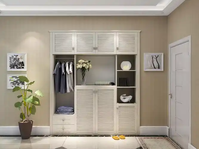 2018最新进门玄关鞋柜效果图集锦入户门面要有料