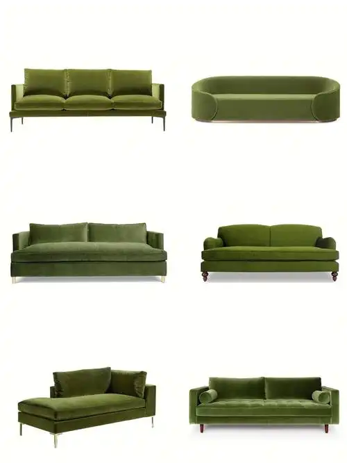 苍岭绿绿色系高颜值治愈沙发
