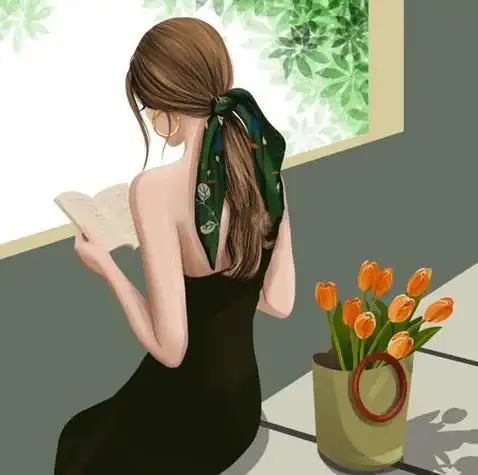 手绘女人侧脸头像唯美图片大全 手绘头像图片大全 -【爱个性】