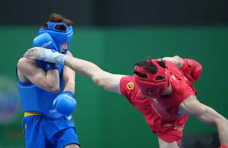 武术散打——男子60公斤级半决赛赛况