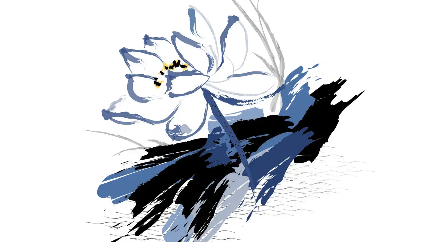 中国风水墨风绘画桌面壁纸高清大图预览1920x1080_风格壁纸下载_美桌