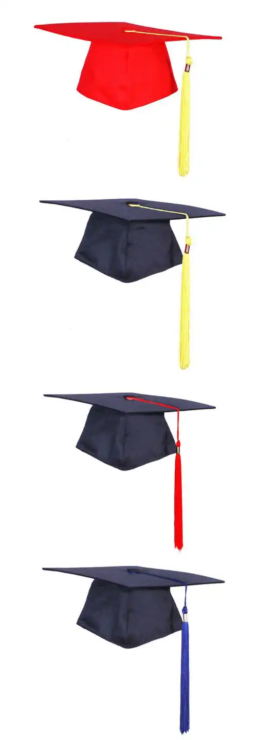 现货供应博士帽 毕业典礼硕士帽 学位帽 学士帽 成人礼帽定制批发