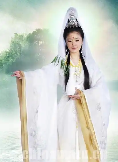 林心如版的观音菩萨感觉有点贫血啊.呜哈哈哈