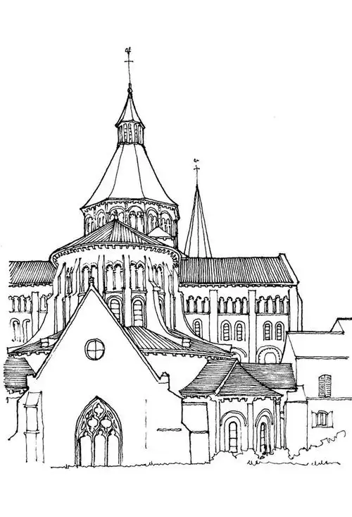 国外大师建筑手绘素描速写绘画350