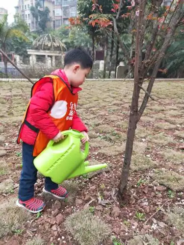 植树节里的环保小卫士