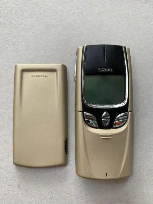 nokia诺基亚8850经典商务怀旧收藏古董尊贵下滑盖按键手机灰色一电一