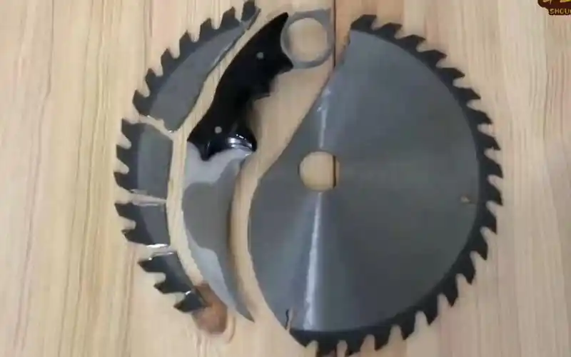 我用锯片做了一把刀,可靠且非常锋利,看高手锻刀就是一种享受