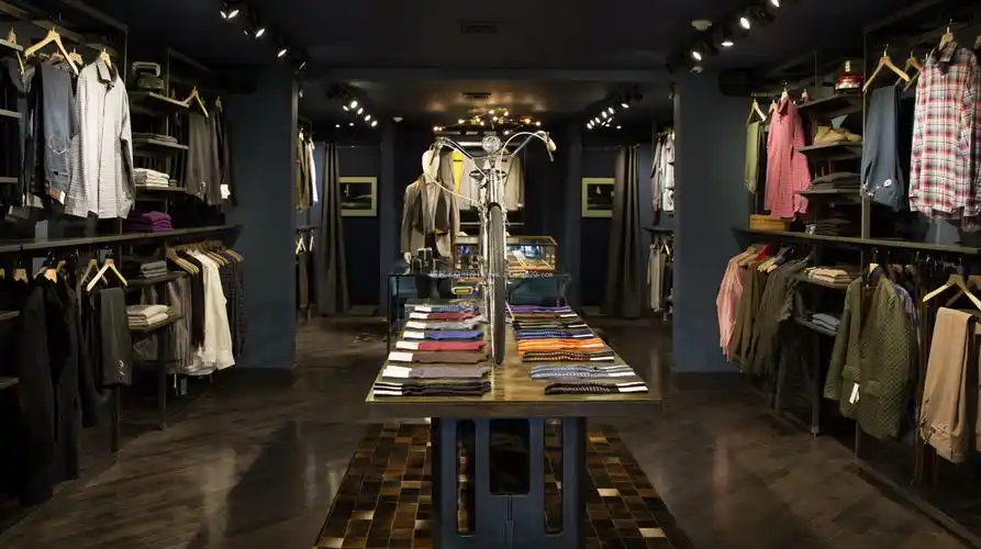 专业男装店内装修设计图片