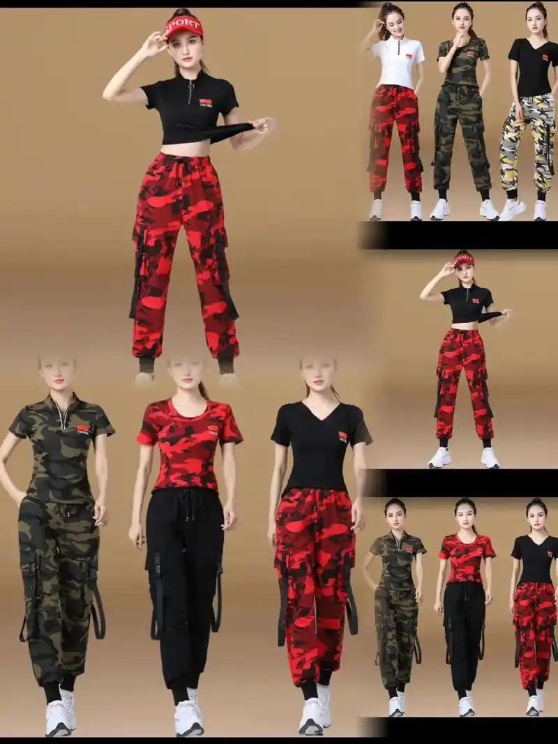 上衣水兵舞服装女套 - 抖音