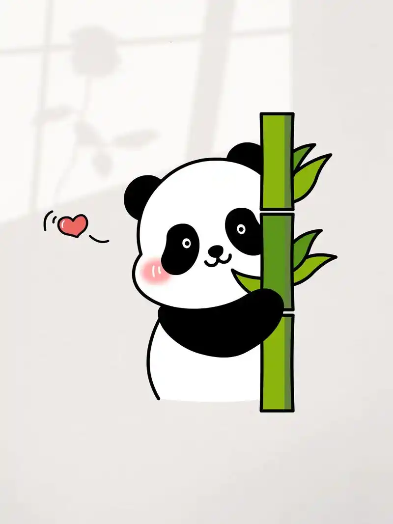 教你画中国国宝大熊猫简笔画.#动物简笔画 #简笔画 #熊猫简 - 抖音