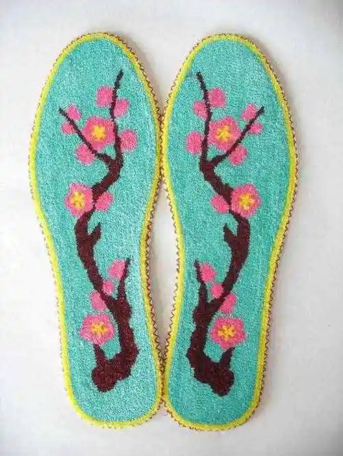 鞋垫花样图案大全25款鞋垫刺绣花样图纸