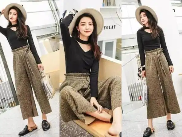 花苞裤搭配什么鞋子?-发簪网