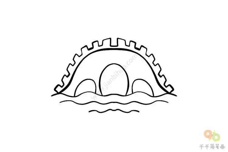 教你画漂亮的桥简笔画大全