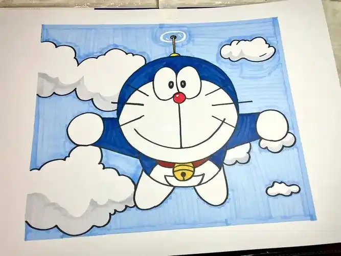 哆啦a梦手绘