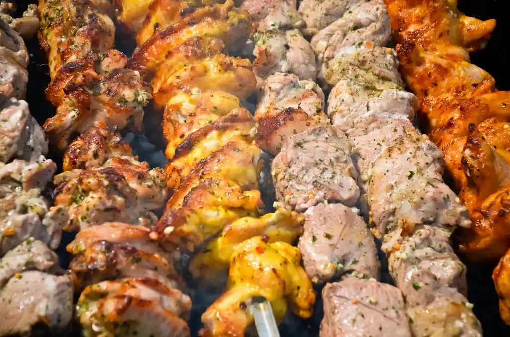 俄罗斯的肉.烤肉烧烤