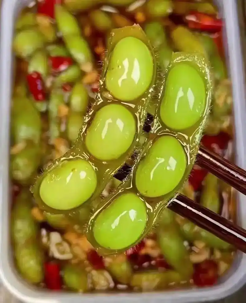 香辣毛豆 【360g*30袋】 口味中的天花板,开袋即食#半 - 抖音