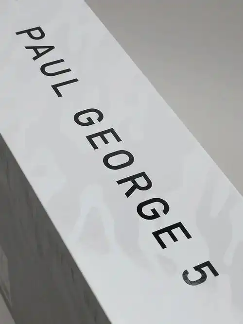 鞋盒侧面paul george   鞋盒侧面鞋标 鞋盒底部的合格证以及质保规定