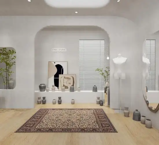 女装直播间设计展厅设计混搭时尚小清新