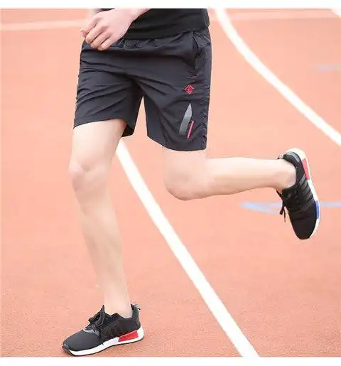 跑步短裤男士夏季轻薄透气三分裤宽松大码弹力健身裤运动速干短裤