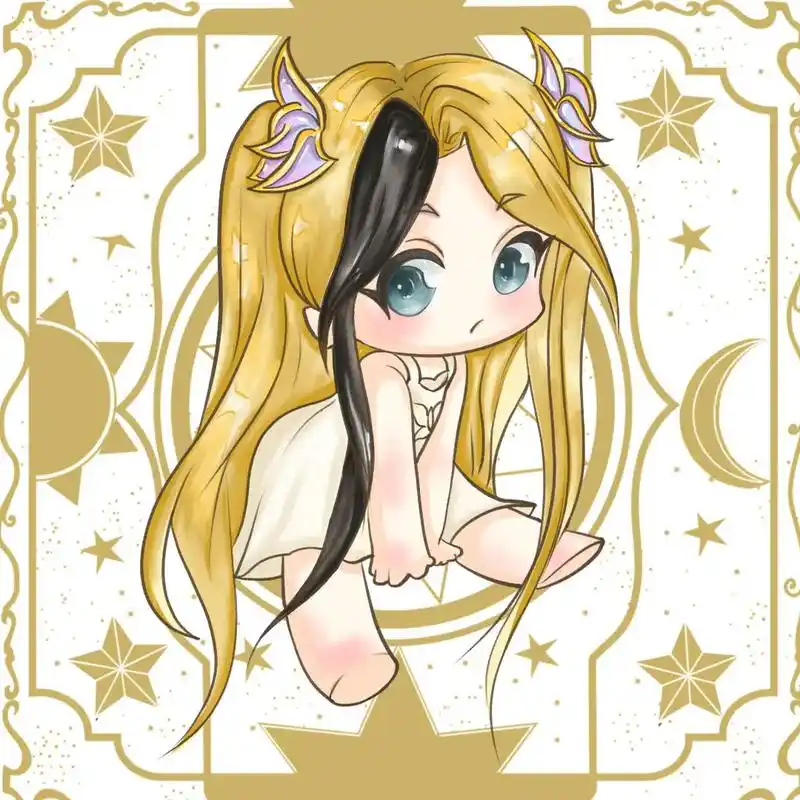 画个q版的小白.#叶罗丽精灵梦 #白光莹 #叶罗丽x光浮尘 - 抖音