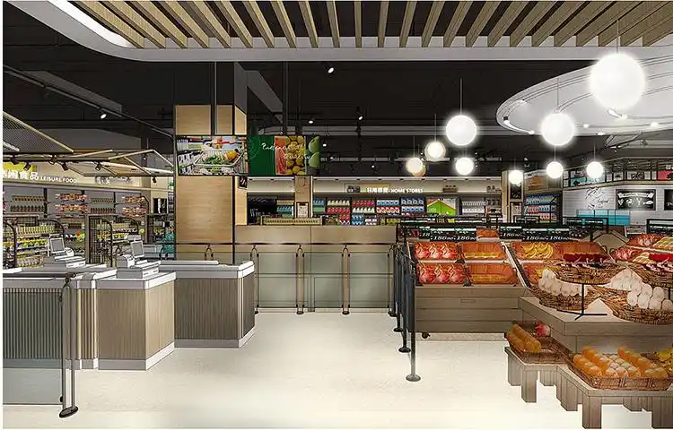 开封生鲜超市装修设计装修做好了你也很受欢迎