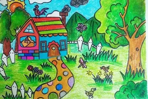 我为春天画幅画 画出斑斓的色彩