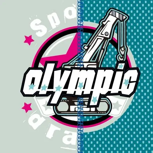 印花矢量图 图文结合 英文 交通工具 吊车 免费素材