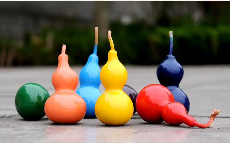 2022新款端午节七彩葫芦 葫仙葫芦娃玩具七彩胡芦挂件葫芦摆件儿童