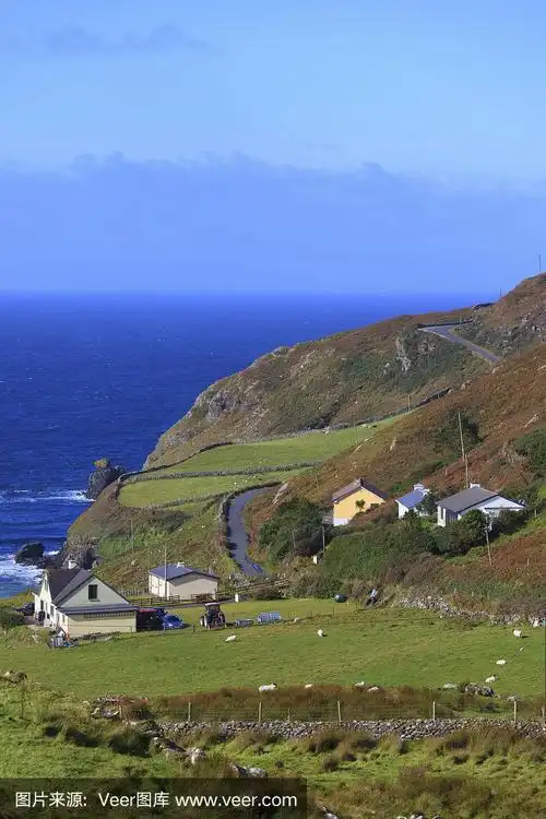 爱尔兰丁格尔半岛的一个村庄