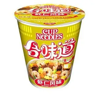 【天猫超市】日清泡面 合味道杯装面虾仁风味82g 速食方便面