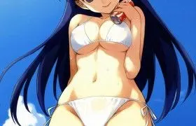 0评论 /0我依旧爱着你の 关注海滩比基尼动漫美女大胸爆乳性感插画图