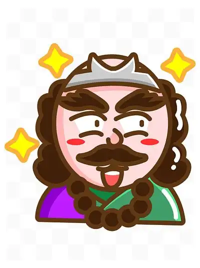 原创矢量西游记沙僧元素