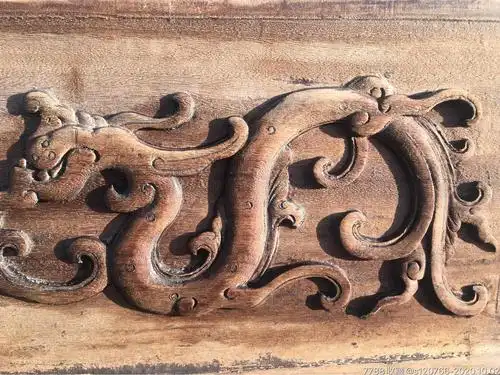 两块高浮雕草龙功_木雕摆件【舟山古玩】_第8张_7788陶器收藏