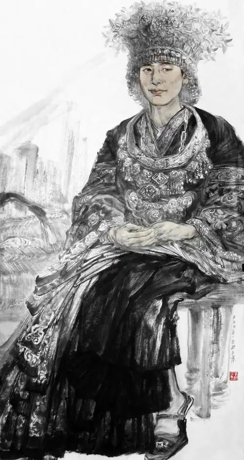 【转载】周鹤龄水墨人物欣赏 - 一直在画的日志 - 网易博客