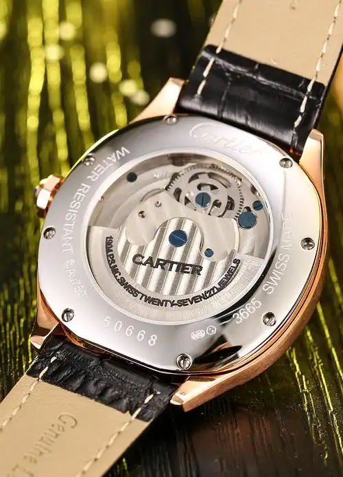 卡地亚cartier高级制表系列w1580008超复杂陀飞轮日月星辰镂空机芯