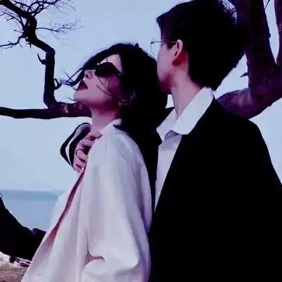 超a禁欲系情侣头像35组 高冷好看的超a禁欲系情头真人图片_情侣头像