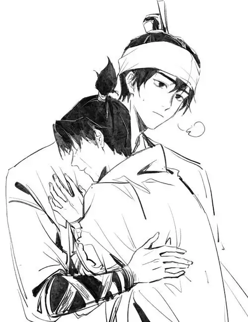 趴在舅舅身上哭哭的修勾06