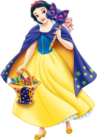 卡通人物迪士尼公主系列免抠贴图白雪公主睡美人灰姑娘png素材