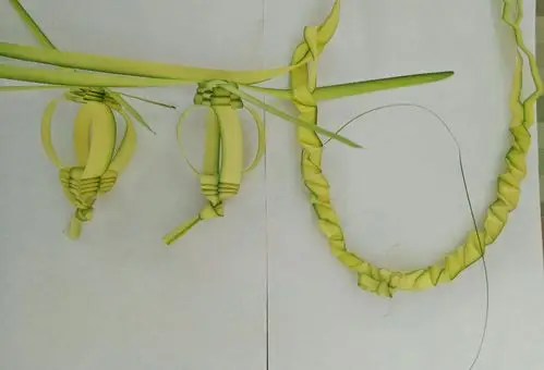 有趣的棕叶编织