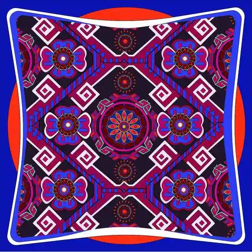 少数民族服饰纹样提取图案设计及动态变化演示二