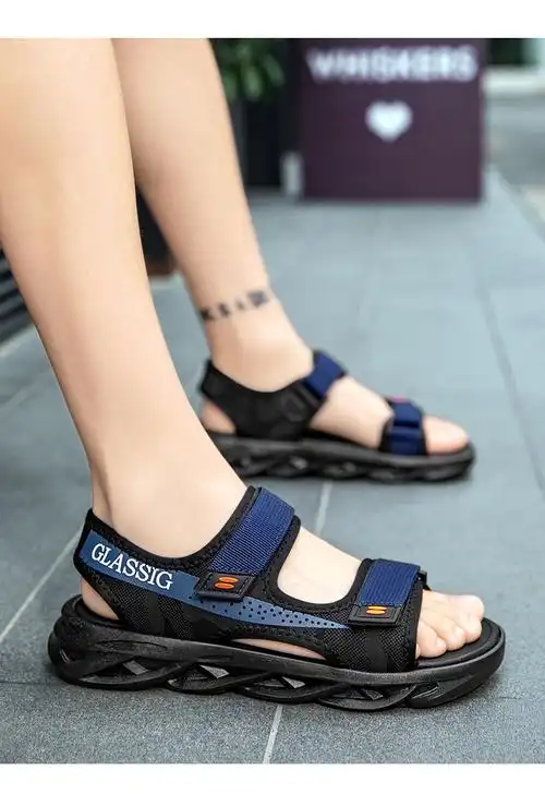 青少年初中生凉鞋男高中生男孩1015岁沙滩鞋男凉鞋夏季新款沙滩休闲