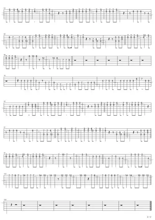 dir en grey《glass skin》吉他谱