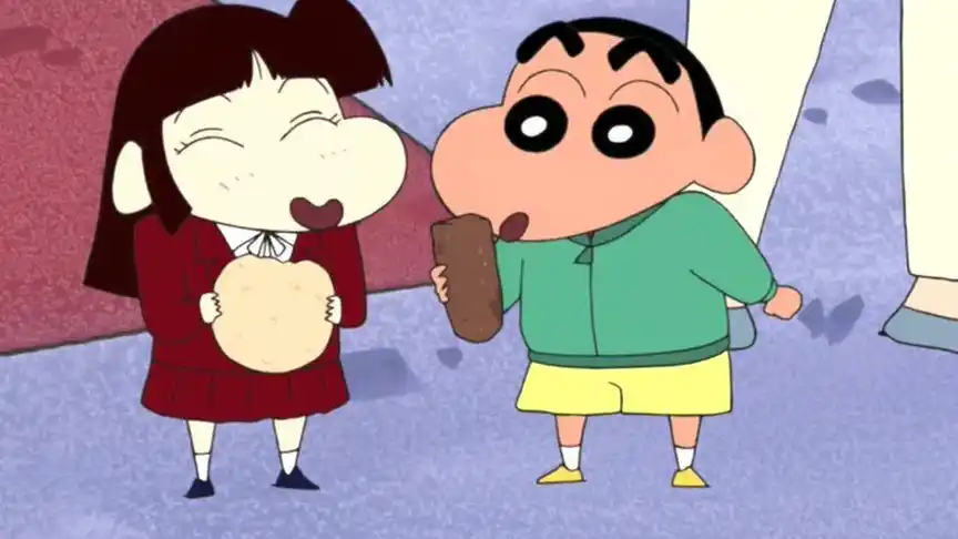 蜡笔小新:小爱去找小新玩耍,真像约会一样!