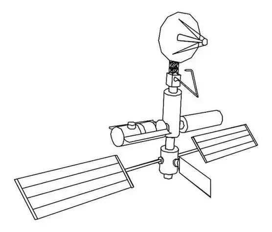 第一颗人造卫星简笔画