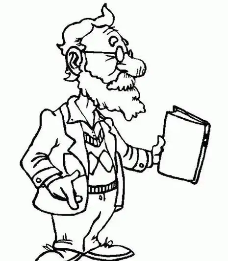 大学教师简笔画